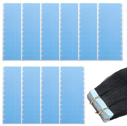 240 Stück Ersatztapes für Tape In Hair Extensions,Hair Klebeband,Tape Extensions Kleber,Tapes Klebestreifen Extensions,Tape Kleber Extensions für Haarverlängerungen Haareinschlag Transparent