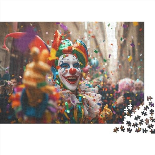 Puzzles Für Erwachsene, 1000 Teile Holzpuzzle -Karneval in Köln, Thema Puzzle Geschenk Wanddekoration 1000pcs (75x50cm)