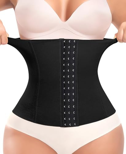 Werkiss Women's Waist Trainer Corset Shapewear Tummy Control Body Shaper Seamless Shapewear Steel Boned Waist Cincher