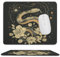 Mauspads Konstellationen Gothic Wildlife Schlange Blumen Design Tischunterlage Multifunktional,Modernes Computer-Mauspads Für Laptops Pc Büro 25X30Cm