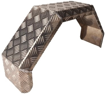 Aanhangwagendirect De Haan HMAQ 2066 12 Zoll - Aluminium Riffelblech Kotflügel