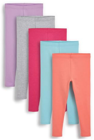 NEXT Mädchen Leggings (3 bis 16 Jahre), 5er-Pack Hell 166