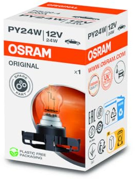 OSRAM ORIGINAL LINE 12 V, PSX PY24W, 5200A, Halogen-Signallampe, 1 Lampe