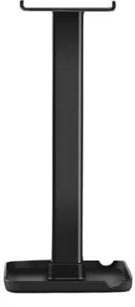 Universal Detachable Headphone Stand - Gaming & PC Accessories - Desktop Display Holder for Earphones & Headsets - Space-Saving Storage - Sleek Black Design