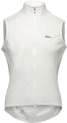 POC Enthral Gilet Herren – leichte verstaubare Rennrad Weste mit Windschutz, DWR & Zwei-Wege-Reißverschluss