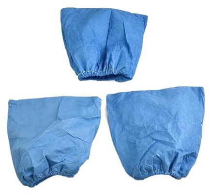 Lot De 3 Sacs Filtrants Textiles, Compatibles Avec Les Aspirateurs Guild 16-30L, Bleus For Aspirateur Eau Et Poussière
