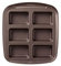 Pyrex Asimetria - Minimolde con 6 cavidades, Color Negro