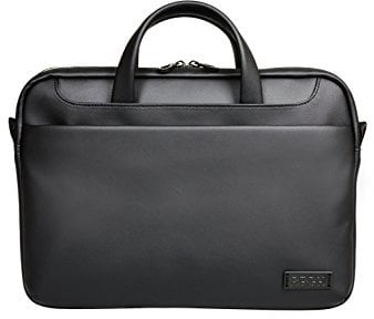 Port Designs Sacoche pc pour Ordinateur Portable élégant Simili Cuir Zurich toploading 14/15.6 Pouces Noire