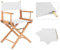 Powstro Casual Directors Chairs Cover Kit Ersatzsitzbezug für Directors Chair Canvas Sitzbezüge Hocker Protector Langlebiger und leicht zu reinigender Stoff