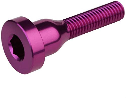 Burgtec Top Cap Stem Bolt - Purple/Mountain Bike MTB Part Match Component Lightweight Alloy Accessories Cycling Biking Cycle Trail Ride Style Race Downhill Freeride Dirt Jump Screw Spacer Headset Kit