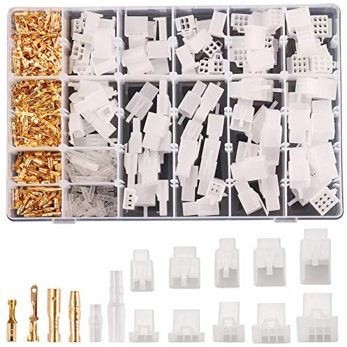 Kinstecks 700PCS 2.8mm Automotive Connector Kit 2 3 4 6 9 Pin Automotive Electrical Wire Connectors Kit with 30 Sets 3.9mm Bullet Terminal Connector for Motorcycle Motorbike Car Truck Boats Electric