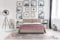 EVERGREENWEB - Letto Matrimoniale con Moderno Box Contenitore e Rete a Doghe in Legno 160x195 cm Elegante Testiera con Doppi Cuscini Tessuto Tortora Imbottito SFODERABILE Ideale per Camera da Letto
