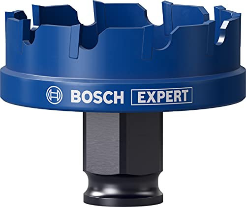 Bosch Professional 1x Scies trépans Expert Sheet Metal (pour Tôles en acier, Tôles en acier inoxydable, Ø 51 mm, Accessoires Perceuse à percussion)