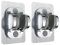 DASITON Support de Douche à Main sans Perçage,Support de Pommeau de Douche Mural avec à Angle Réglable,Imperméable,Adhésif Puissant,Universel Support de Douche pour Salle de Bains(Argent 2P)