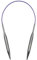 Aeelike Rundstricknadeln Set 9,0 mm, Edelstahl Rundstricknadeln mit Farbiges Stahlseil, 40 cm Metall Rundstricknadel Set, Ergonomische Stricknadeln Rundstricknadel für Anfänger, Erwachsene, Profis