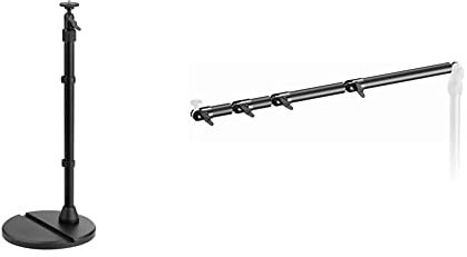 Elgato Mini Mount – Vielseitiger Schreibtischständer & Flex Arm L, hochwertiger 4-gliedriger Gelenkarm für einfaches Befestigen und Anpassen von Beleuchtung, Kameras und Mikrofonen