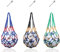 laeeyin 3 Stücke Ballnetz Net Tasche Tragbare Sports Ball für Fußball, Basketball Ballnetz 1 Ball Hoher Dicke Haltegriffe