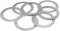 AQXT Wmaoshuang-Unterlegscheiben Dicke 0,3 mm M26-M60 Edelstahl -Flachwaschmaschine Ultra dünne Dichtung Hochgenauige Einstelldichtung, Dichtung, Korrosionsbeständig (Size : 26x37x0.3 (10Pcs))