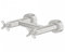 Steinberg Serie 250 Duscharmatur, Aufputzmontage, 1 Verbraucher, Zweigriff, 2501200, Farbe: Brushed Nickel
