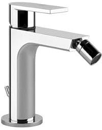 Miscelatore monocomando per bidet Gessi Emporio Via Manzoni, con scarico, 38607, Colorazione: cromo