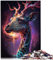 Puzzle für Erwachsene, Fantastische Giraffe, 1000 Teile, Holzpuzzles, geeignet für Erwachsene, Denksportaufgaben für Erwachsene, Größe: 50x75 cm