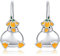 Ente Ohrringe 925 Sterling Silber Ente Schmuck Geschenlk Für Damen