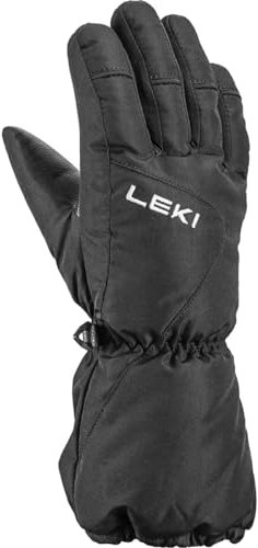LEKI Kinder Nevio Handschuhe, Black, EU 7