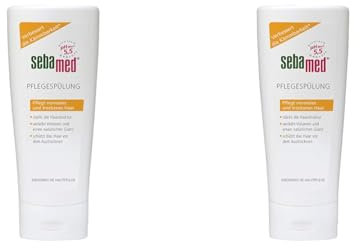 sebamed Pflegespülung 200 ml, für die tägliche Pflege empfindlicher Kopfhaut, das Haar sieht gesünder und gepflegter aus (Packung mit 2)
