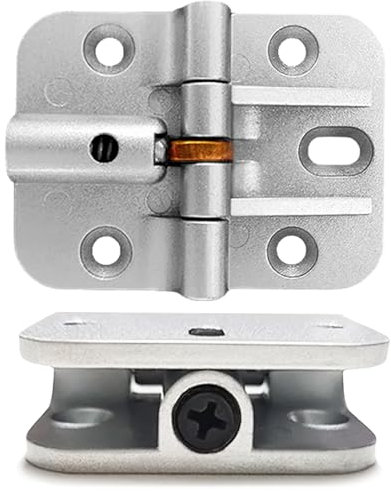 ANTEISI Bisagras de bloqueo de 180 grados, bisagra para hoja de mesa plegable, bisagras pequeñas ajustables de aleación de zinc, bisagra de mesa de bloqueo, bisagras de tope, bisagra de par