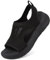 VTASQ Sandales Orthopédiques Mode Femme Été Bout Ouvert de Plage Leger Confortable Respirante Tricot Sport De Marche Noir EU 40