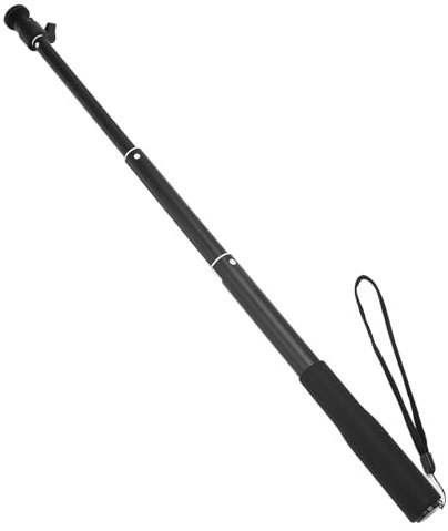 Varilla de Extensión del Estabilizador Varilla de Extensión del Estabilizador del Trípode Telescópico Ajustable de 4 Secciones Tornillo de 1/4 de Pulgada para