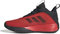 adidas Herren Own The Game 3 Shoes Basketball-Schuhe, Core Black/Red/Red, 48 EU