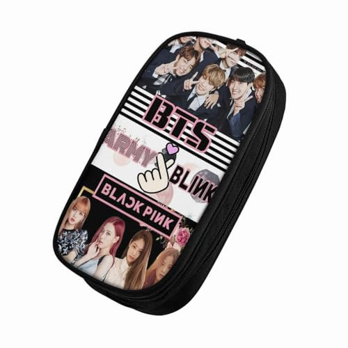 Otsyunc Akfgddgvumpv Lolougodmbun Federmäppchen Große Kapazität Federtaschen [Design-0552] Mäppchen mit Reißverschluss Make-up Tasche