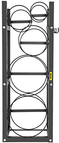 VEVOR - Botella de Gas (Capacidad de 2 x 13,6 kg, 3 Otros pequeños, Estante para Botellas de Fluido refrigerante de Acero al Carbono, para Almacenamiento de Botellas de oxígeno, nitrógeno,