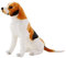 TOPLITHE Beagle Hund Kuscheltier, Realistisches Beagle Plüsch Welpenkissen Plüschtier for Kinder Erwachsene Weihnachts Geburtstagsgeschenk(Standing,40CM/15IN)