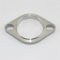 Tubo di Scarico Auto Flangia Mobile Universale Saldata A 2 Fori da 51mm 63mm 76mm per Tutti I Tubi Scarico E Le Attrezzature Automobili Terminale Scarico Auto(76mm)