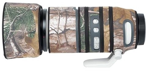 XCOAT Waterproof Lens Covers Camera Rain Covers for Canon RF 100-500 F/4.5-7.1 L is USM,Anti-Impact Protective Case (Jungle Camouflage)