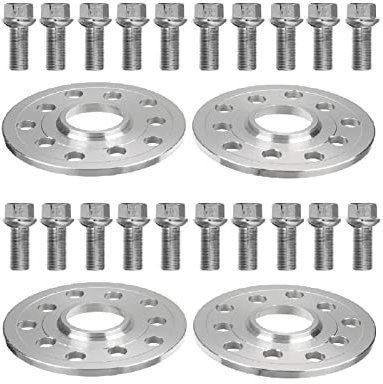 JINFOLI 12mm Auto Spurverbreiterung Adapter CB 57,1mm PCD 5x100 5x112, for, for VW,(4x)