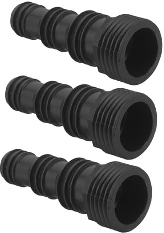 OFFSCH Schnellkupplungen Gartenschlauch 3 Stück Hochdruckfest Messing Steckverbinder Kompatibel Mit 1/2 Zoll Sprinkler Steigleitung Gartenschlauch Zubehör Für Bewässerung