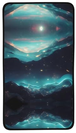 PHAYAH Science Fiction Handtücher mit Sternen, ultraweiche und sehr saugfähige Handtücher für Badezimmer, 40,6 x 71,1 cm, für Bad, Strand, Gesicht, Fitnessstudio, Spa