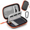 Hard Case for SanDisk Extreme Pro/SanDisk Extreme Portable External SSD 500GB 1TB 2TB 4TB 8TB, Travel Case for External Solid State Drive USB Cable, Protective Cover Storage Bag Fit Memory Card SD
