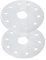 UTHCLO 2Pièces Adaptateur de Diffusion de Chaleur pour Plaque à Induction de Compatible Casseroles Non