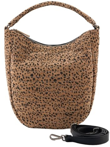 FREDsBRUDER Schultertasche Umhängetasche Gürteltier Edition Dotty Leo hellbraun
