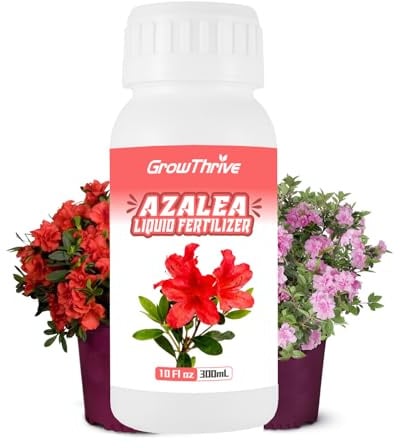 Engrais Liquide Azalées 300ml, Nutriment Microbien Naturel avec Probiotique | Engrais Organique pour Fleurs de Terre de Bruyère, Roses et Gardenias – Croissance Rapide et Floraison Intense