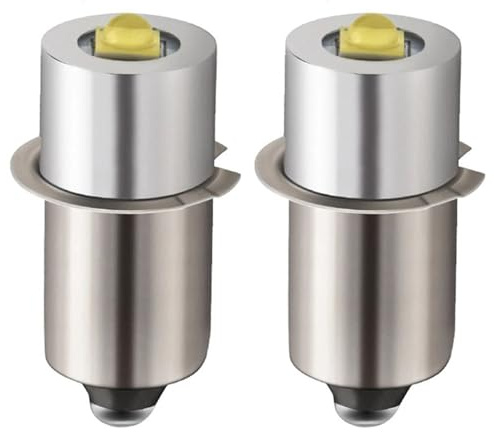 2PCS Flashlight Bulbs Replacement P13.5S 3-12V LED Bulb for Lamp Torch Lantern Work Light 160-200LM LED Flashlight Bulb Bulbs Replacement
