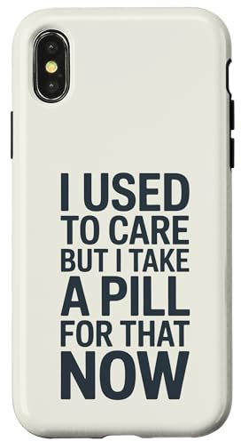 Hülle für iPhone X/XS I Used to Care Sarcastic Humor Zitat