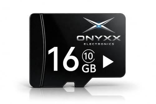 ONYXX Electronics 16GB Micro SD Card Class 10 High Speed Memory Card TF Card for Smartphone, Camera, Tablet, Dash Cam, Speaker, Android Devices, HD Video Recording & Data Storage