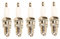 HIFROM Pack of 5 Spark Plug for HONDA GX120 GX160 GX200 GX240 GX270 GX340 GX390 Engine Lawn Mower Tractor Rototiller