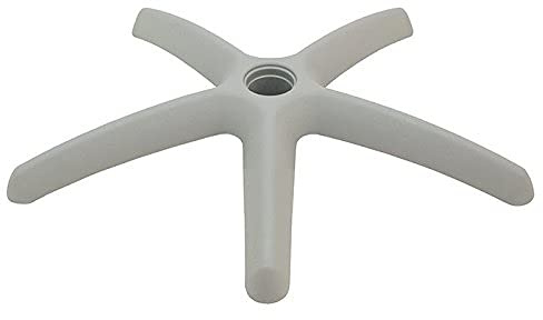 La Silla de Claudia | Base de Policarbonato 60cm para Silla de Oficina y Silla Escritorio | Estructura de Fibra de Vidrio para Taburete y Sillas Giratorias | Repuesto con Agujero para Pistón 50mm