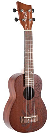GEWA Sopran Ukulele Manoa KT-SO-NIPPON Sapelli Nippon matt mit Gig Bag